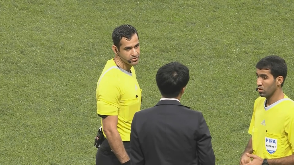  賈西姆執(zhí)法亞冠海港客戰(zhàn)神戶勝利船，此前主哨國足0-7日本