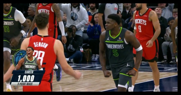  23歲186天！愛德華茲成NBA歷史上最年輕投進(jìn)1000記三分球員