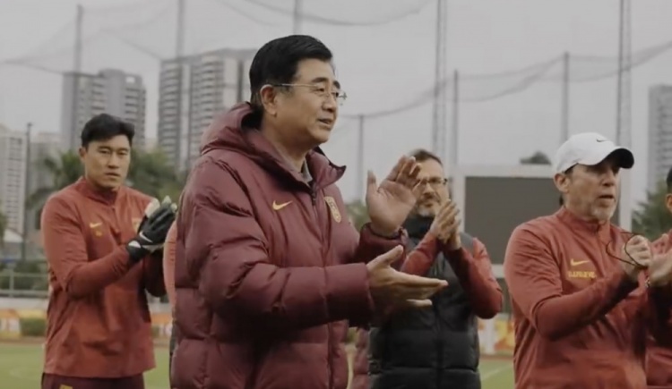  U20亞洲杯開賽在即，足協(xié)主席宋凱探班U20國青隊